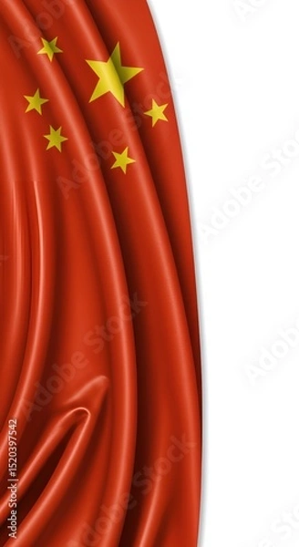 Fototapeta Chinese Flag Symbol of National Pride and Heritage