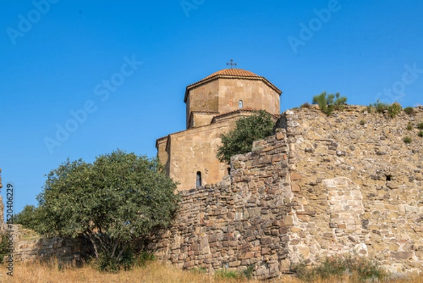 Fototapeta Old Jvari Monastery in Mtskheta in Georgia