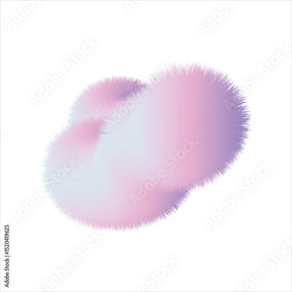 Obraz Abstract Fluffy Pastel Cloud