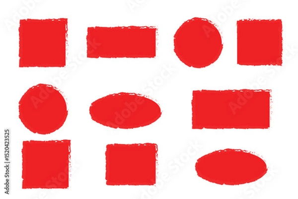 Fototapeta Paint brush strokes