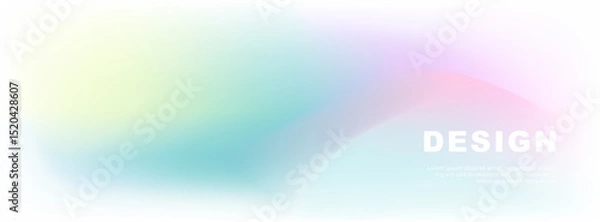 Fototapeta abstract vector design colorful soft liquid effect style vector illustration