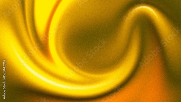Fototapeta Abstract fluid art background dark golden and copper colors. Liquid marble. Shiny golden abstract background with grainy texture and wavy shapes, perfect for elegant design.