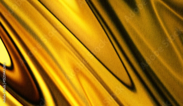 Fototapeta Abstract fluid art background dark golden and copper colors. Liquid marble. Shiny golden abstract background with grainy texture and wavy shapes, perfect for elegant design.