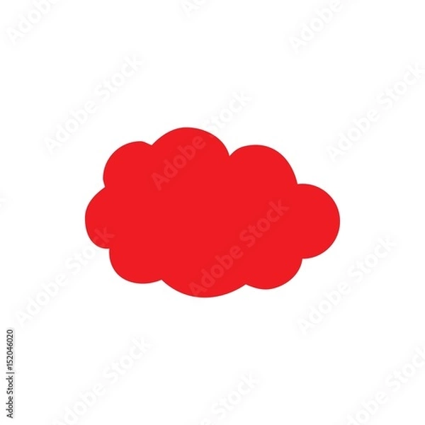 Fototapeta cloud icon stock vector illustration