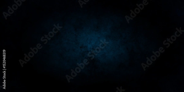 Fototapeta Abstract design with grunge black and blue background . Old cement wall . Stone texture for ceramic tile wallpaper. and Surface of old and dirty outdoor building wall.
