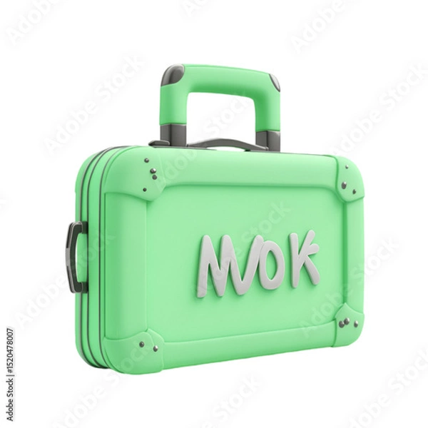 Obraz Week-end Bag On White Background