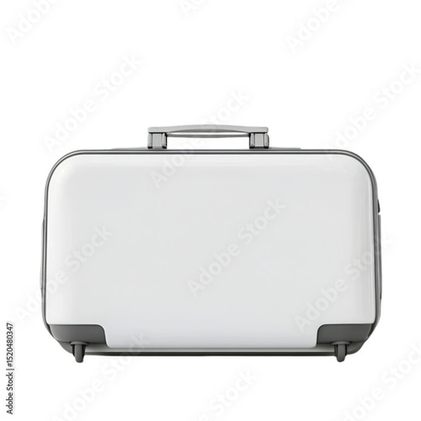 Obraz A suitcase on White background 