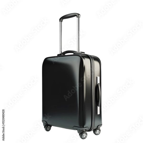 Obraz A suitcase on White background 