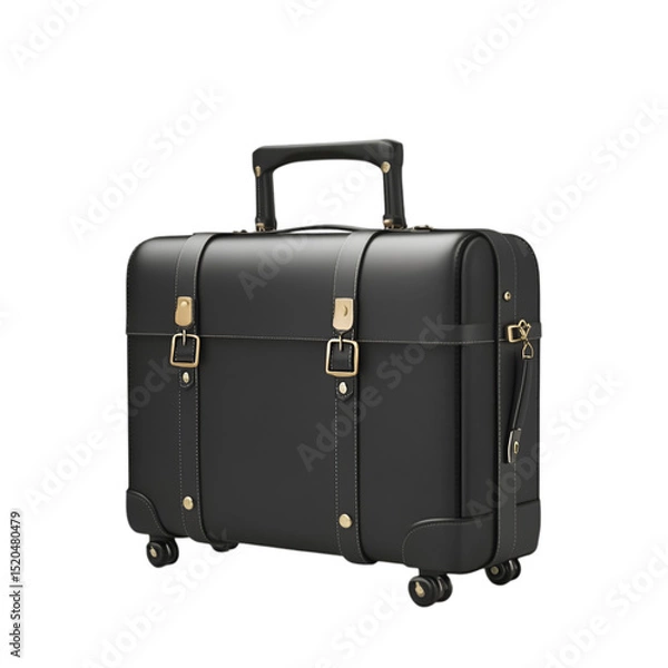 Obraz A suitcase on White background 