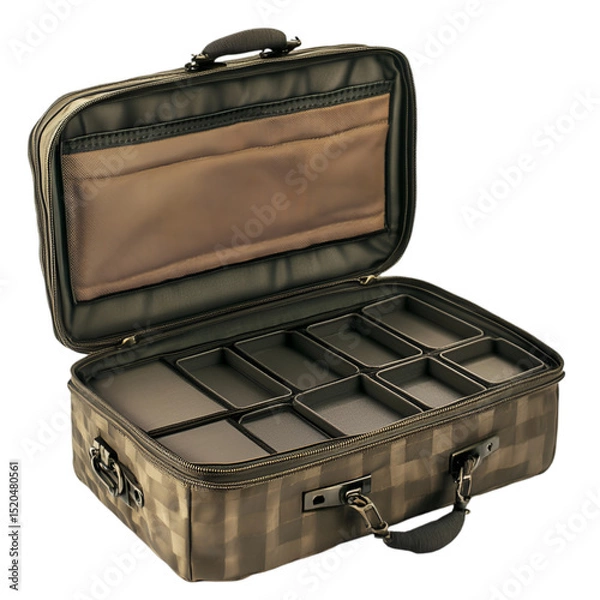 Obraz A suitcase on White background 