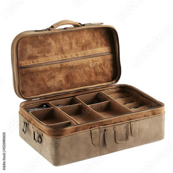 Obraz A suitcase on White background 