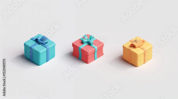 Obraz Explore the shopping icon, perfect for UI designs and box