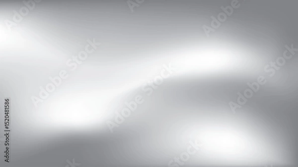Fototapeta Abstract white and gray gradient background. Vector illustration.
