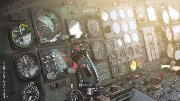 Fototapeta Helicopter Cockpit