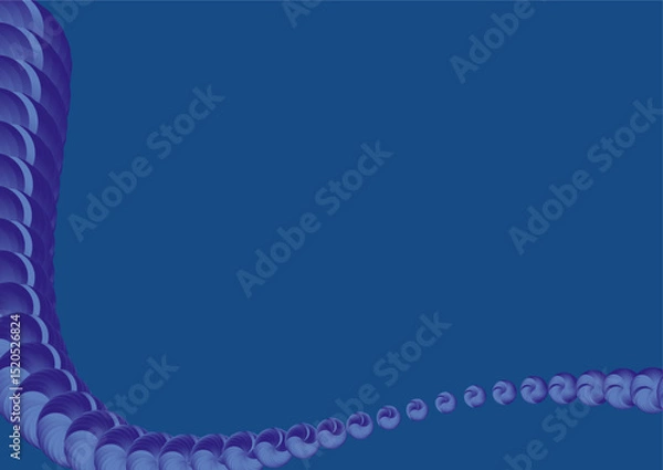 Fototapeta circular pattern that rotates following the wave pattern
