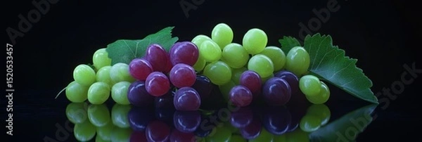 Obraz Vibrant Grapes Still Life Photography