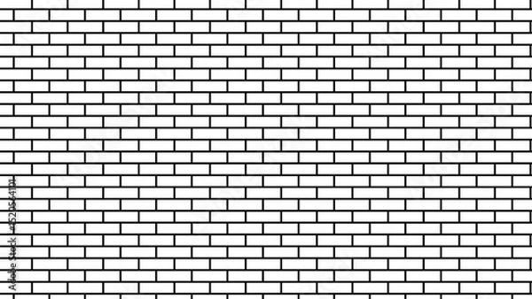 Obraz white brick wall texture for background usage as a backdrop design, Pictures of walls that appear to have a rough surface can be used to decorate the walls of your home.