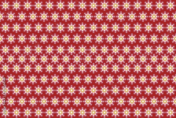 Fototapeta Ethnic art basics, flower design, floral patterns in sequence, fabric patterns, print patterns, art, cover, print patterns, wallpaper, carpet design, patterns on products.