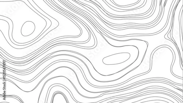Obraz Topographic contour map. similarcartography illustration.  Business concept. Fish Fillet Texture, Salmon fillet texture, fish pattern. paper texture
