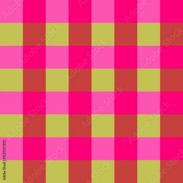 Fototapeta pink plaid