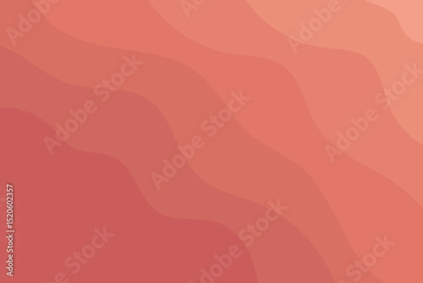 Fototapeta orange wavy background in horizontal screen frame