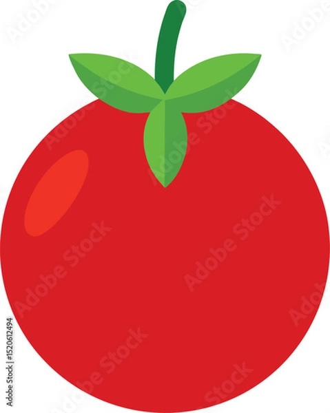 Fototapeta cherry tomatovector on white background  .eps