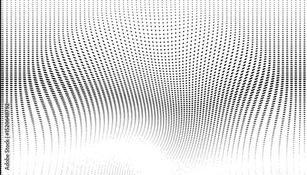 Fototapeta Grunge halftone dots pattern texture background
