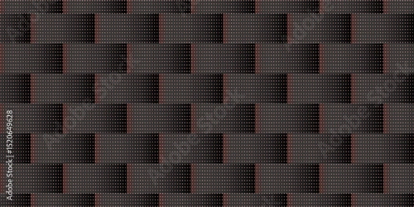 Obraz Abstract luxury dark hexagon shape background. Simple hexagonal geometric pattern metal texture design. Luxurious and elegant geometric elements with space for your text. vector