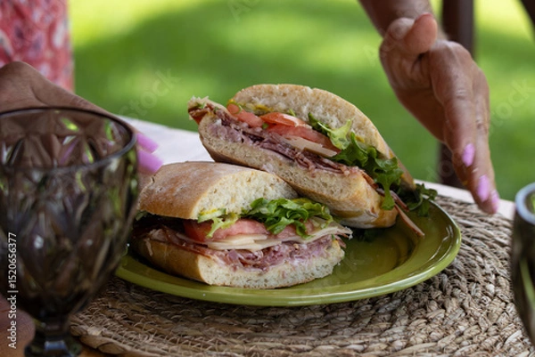 Obraz Servido en la mesa