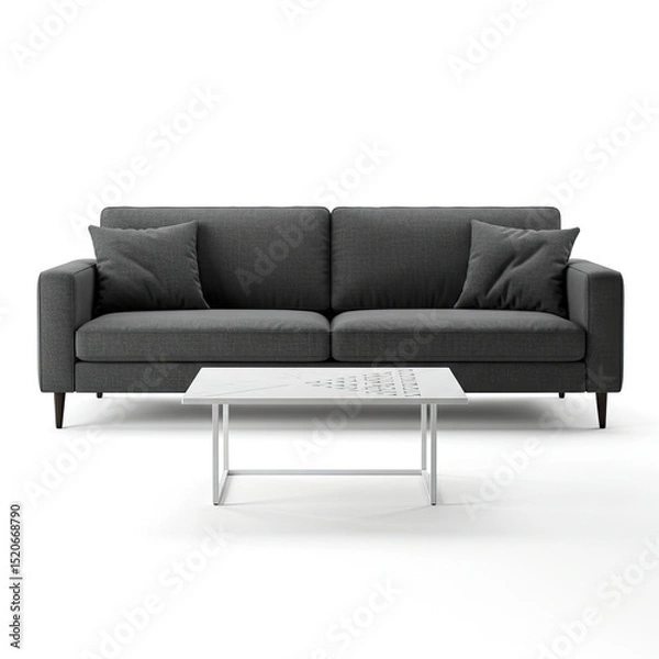 Obraz sofa on a white background