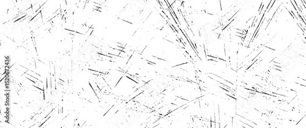 Fototapeta Vector old grungy white Grunge scratches texture sketch overlay line stamp texture
