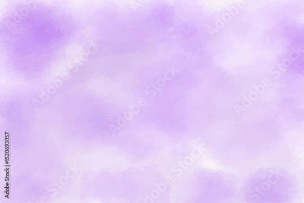 Obraz A light purple watercolor background. Watercolor paper texture vector. Beautiful watercolor illustration for art, craft, and design projects. 