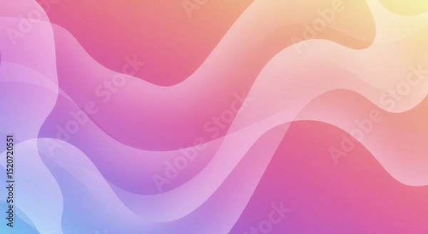 Fototapeta Abstract background with soft flowing shapes and gradient colors