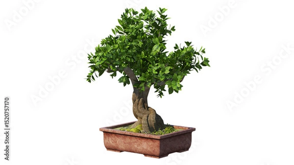 Obraz bonsai tree isolated