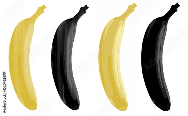 Obraz Collage Food Banana Element