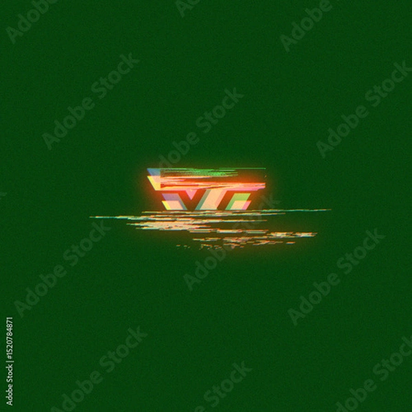 Obraz Fast Glitch Square Logo Reveal MOGRT 289