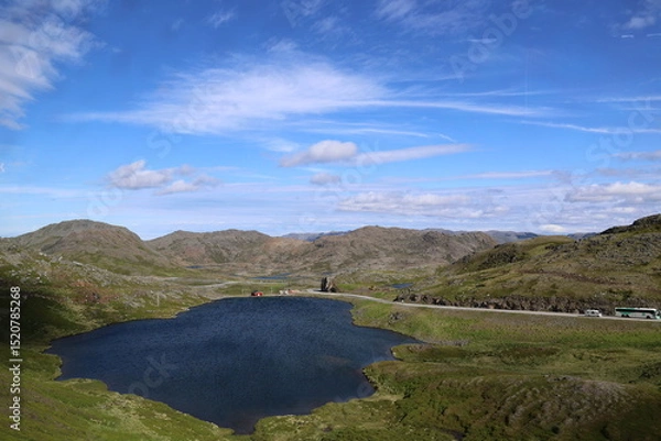 Obraz Landscape on the way to the North Cape Plateau - Nordkapp, Norway
