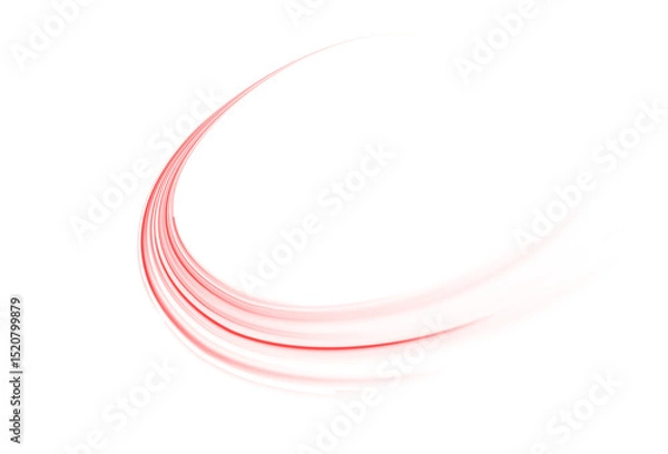 Fototapeta PNG bright red streak and laser motion forming a glowing speed line on night road, while tail blur rushes through the darkness and each flash curves into a line PNG.
