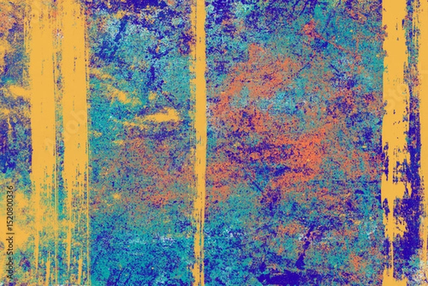 Fototapeta Abstract Grunge Texture with Vertical Stripes