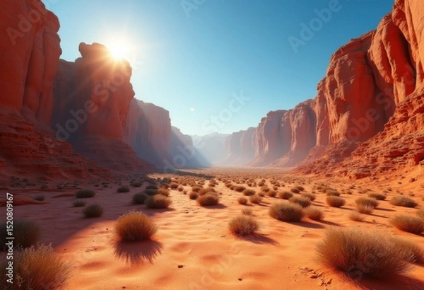 Fototapeta vivid sandstone formations desert landscape rock colors organic shapes natural terrain, texture, nature, cliff, canyon, canyonland, erosion, pattern
