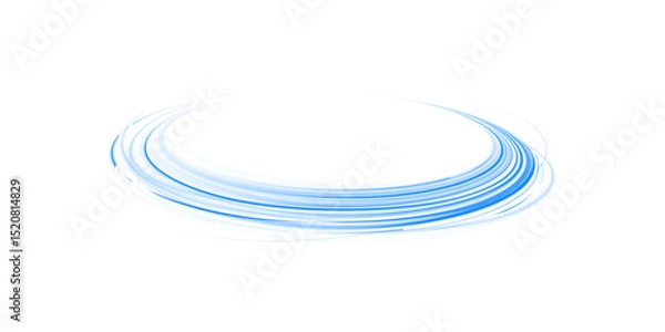 Fototapeta PNG blue laser line with speed curve and motion blur on night highway, glowing streak tail effect and beam 1920 PNG.