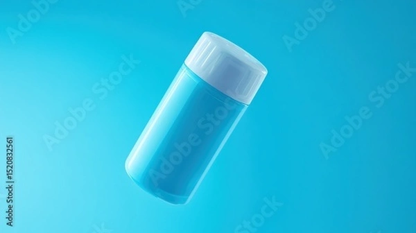 Obraz A deodorant bottle floating upright