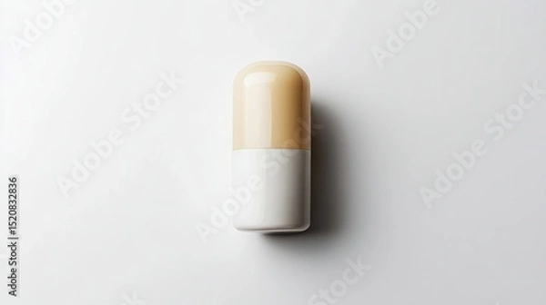 Fototapeta A deodorant bottle floating upright