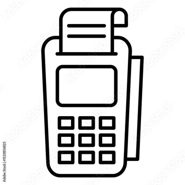 Fototapeta Edc Outline Icon