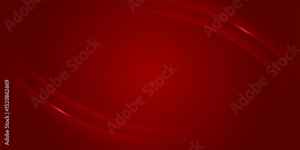 Obraz red abstract background with glowing lines