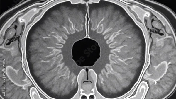Obraz CT scan image of the eye