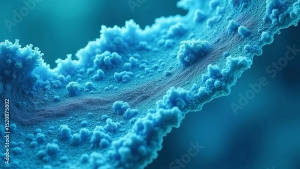 Obraz Microscopic schematic diagram of virus