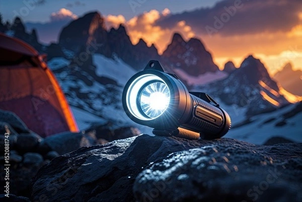 Fototapeta Electric Torch Illuminating the Journey with Brightness and Innovation