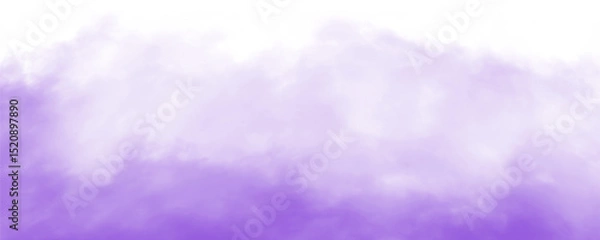 Obraz Dust purple fog and  smoke cloud particles isolated on png and white background. Purple smog sand dust explosion rising cutout. Design elements for Compositing, covering, overlay, Transparent