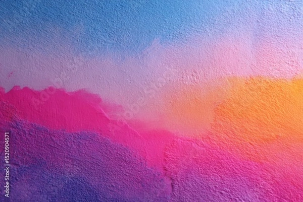 Obraz Abstract painted wall featuring soft color gradient and smooth texture